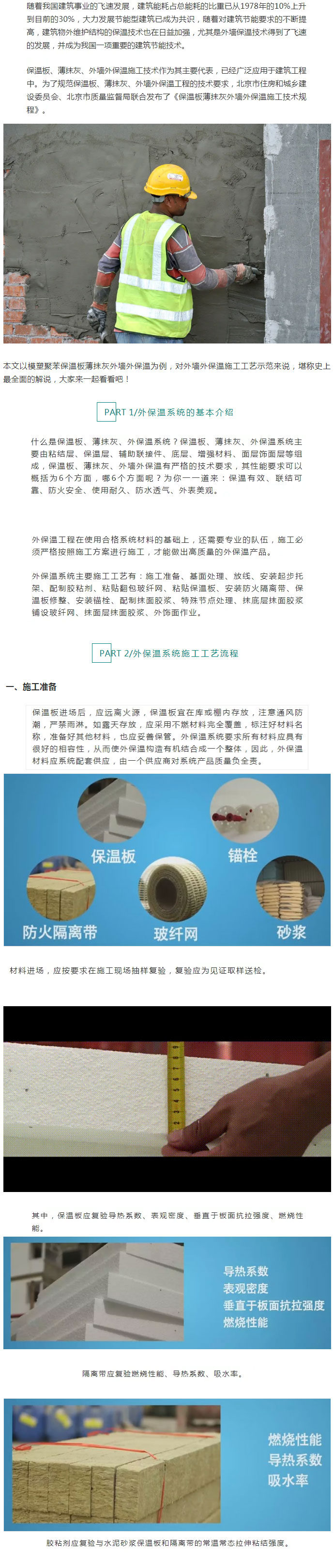 收藏起來！保溫板薄抹灰外墻外保溫施工工藝圖文全解析_01